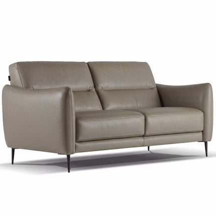 Nicoletti Jupiter Grey Leather Large 2 Seater Sofa – view 3