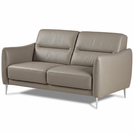 Nicoletti Jupiter Grey Leather 2 Seater Sofa – view 3