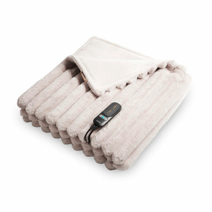 Duux Yentl Heated Faux Fur Overblanket In 2 Colours, 200 x 200 cm – view 2