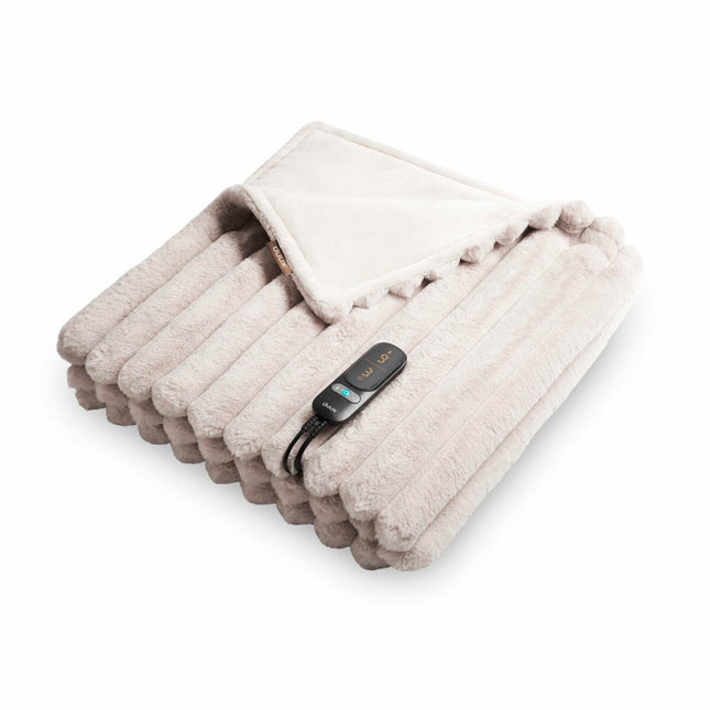 Duux Yentl Heated Faux Fur Overblanket In 2 Colours, 200 x 200 cm – view 2