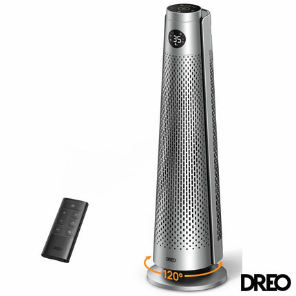 DREO DR-HSH008 718 Tower Heater in Silver