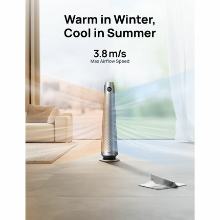 DREO DR-HSH008 718 Tower Heater in Silver – view 8