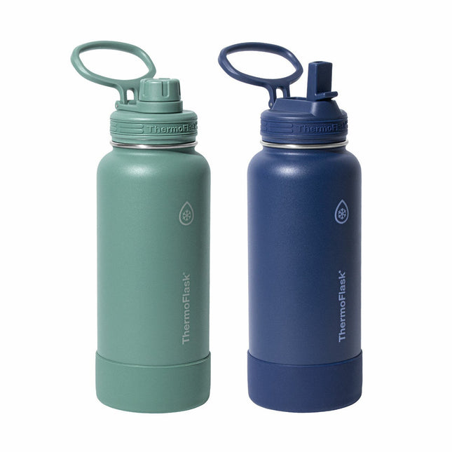 Thermoflask Stainless Steel Water Bottle 2 Pack, 946ml in 3 Colour Sets – view 2