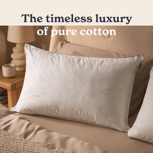 Sleepeezee Sumptuous Cotton Pillow, 48 x 74 cm – view 2