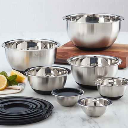 MIU Stainless Steel Mixing Bowls, 14 piece – view 4