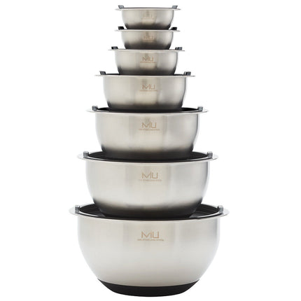 MIU Stainless Steel Mixing Bowls, 14 piece – view 5