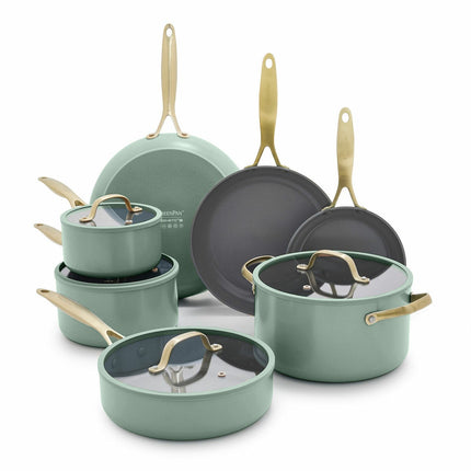 GreenPan Jewel Pro Cook Set, 15 Piece in 2 Colour Sets – view 2