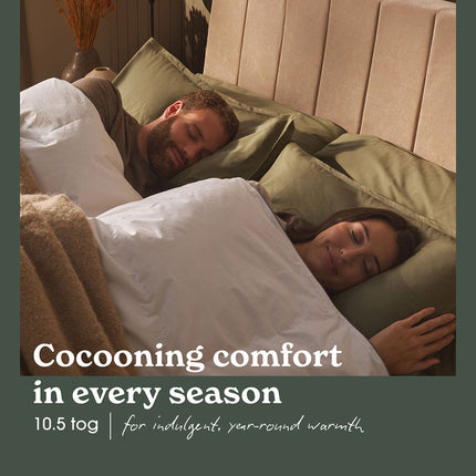 Sleepeezee Natural Feather and Down 10.5 Tog Duvet In 3 Sizes – view 3