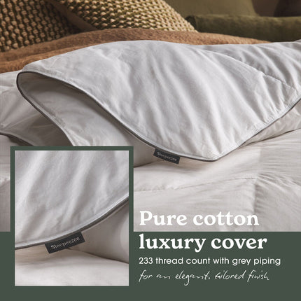 Sleepeezee Natural Feather and Down 10.5 Tog Duvet In 3 Sizes – view 5