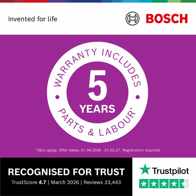 Bosch SMV4EAX23G Fully Integrated, 13 Place Setting Dishwasher, C Rated – view 2
