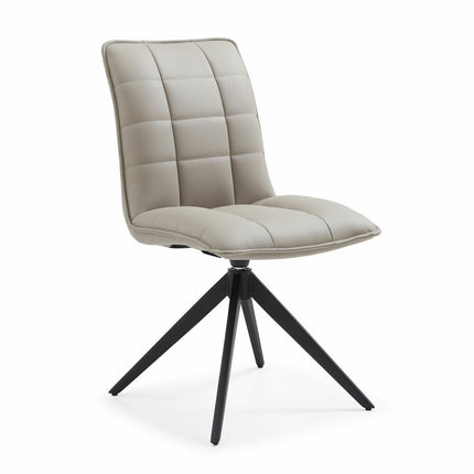 Indus Valley Skylar Taupe Faux Leather Dining Chair, 2 Pack – view 4