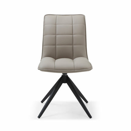 Indus Valley Skylar Taupe Faux Leather Dining Chair, 2 Pack – view 3