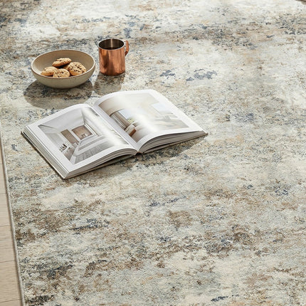 Livabliss Avellino Grey & Beige Rug, In 2 Sizes – view 2