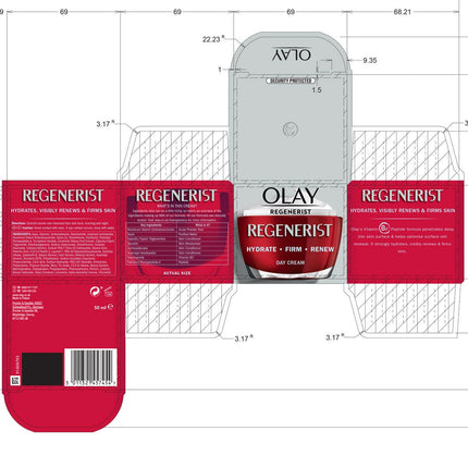 Olay Regenerist 3 Point Day Cream, 2 x 50ml – view 6