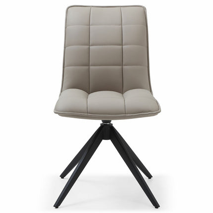 Indus Valley Skylar Large Extending Ceramic Dining Table + 6 Taupe Chairs, Seats 6-8 – view 5