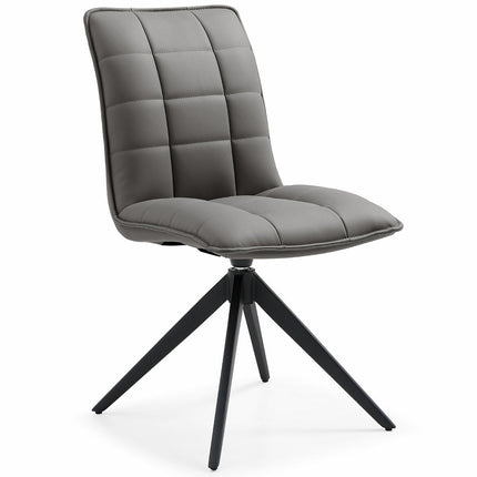 Indus Valley Skylar Large Extending Ceramic Dining Table + 6 Grey Chairs, Seats 6-8 – view 5
