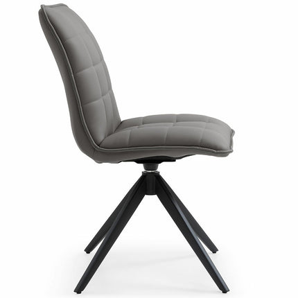 Indus Valley Skylar Large Extending Ceramic Dining Table + 6 Grey Chairs, Seats 6-8 – view 6