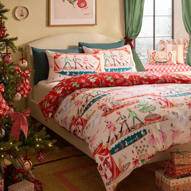 Cath Kidston Christmas Nutcracker Scene Reversible Duvet Cover Set In 4 Sizes – view 2