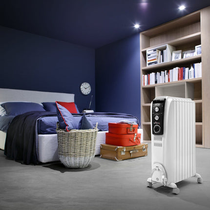 De'Longhi TRD5082T Dragon 2000W Oil Filled Radiator in White – view 6