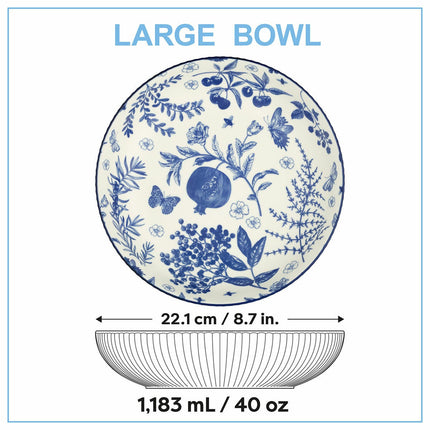 Signature Housewares Botanical Bowl Set, 8 Piece – view 6