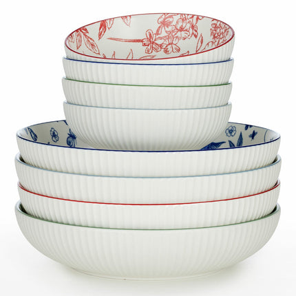 Signature Housewares Botanical Bowl Set, 8 Piece – view 5