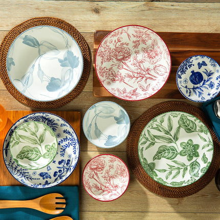 Signature Housewares Botanical Bowl Set, 8 Piece – view 3