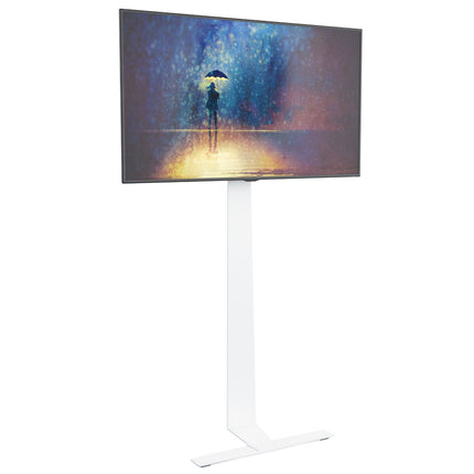 AVF Kelso Against the Wall TV Stand for TV's up to 80" in White – view 4