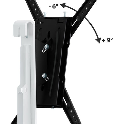 AVF Kelso Against the Wall TV Stand for TV's up to 80" in White – view 7