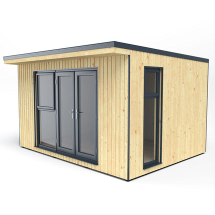 Installed Forest Garden Xtend Insulated Garden Room 13ft 3" x 10ft (4 x 3m) – view 3