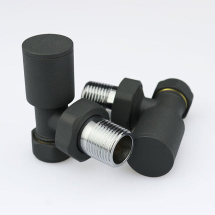 Ultraheat Cylindrical-25 Vertical Manual Valve + L/S (Pair) - Anthracite Grey – view 2