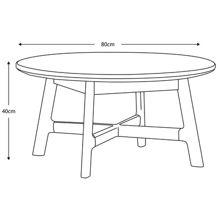 Gallery Barcelona White Marble Top Coffee Table – view 2