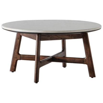 Gallery Barcelona White Marble Top Coffee Table – view 5