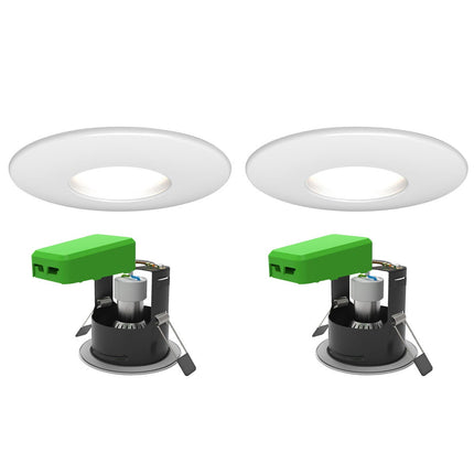 4lite WiZ Connected LED IP20 Fire Rated Downlight, Pack of 2, available in 3 Colours – view 3
