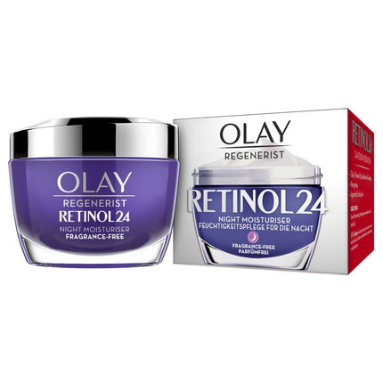 Olay Regenerist Retinol 24 Night Moisturiser Cream, 2 x 50ml – view 2