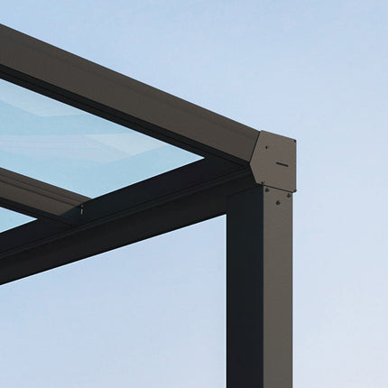Palram Canopia Stockholm 11ft 2" x 21ft 8" (3.4 x 6.6m) Aluminium Patio Cover – view 5