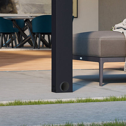 Palram Canopia Stockholm 11ft 2" x 21ft 8" (3.4 x 6.6m) Aluminium Patio Cover – view 7
