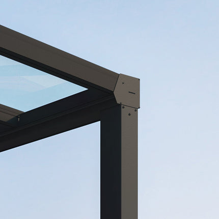 Palram Canopia Stockholm 11ft 2" x 12ft 2" (3.4 x 3.7m) Aluminium Patio Cover – view 4