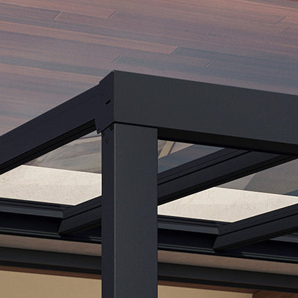 Palram Canopia Stockholm 11ft 2" x 12ft 2" (3.4 x 3.7m) Aluminium Patio Cover – view 7