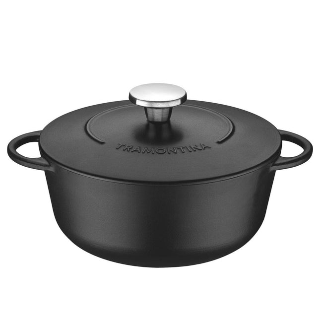 Tramontina Enamelled Cast Iron Casserole Dish, 24cm / 4.0L – view 2