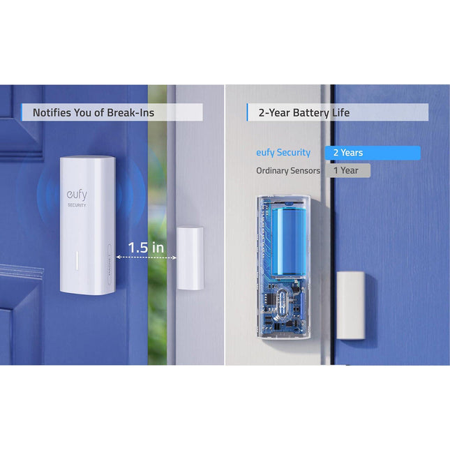 eufy Entry Sensor Bundle - 3 Pack - No Monthly Fees – view 2