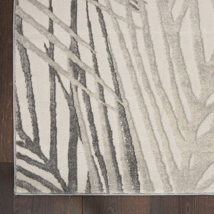 Rustic Textures Ivory & Grey Rug in 3 Sizes – view 2