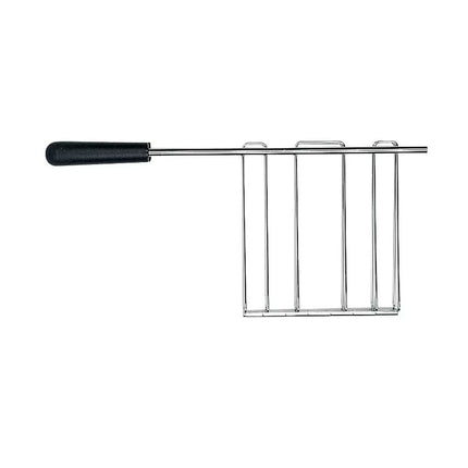 Dualit 4 Slot Classic Toaster With Sandwich Cage, Metallic Charcoal