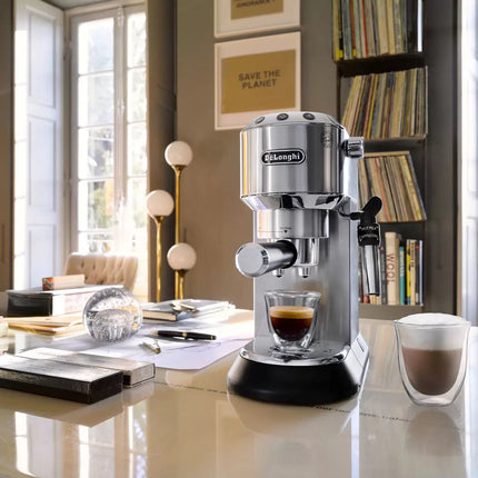 De'Longhi Dedica Barista Silver Pack Coffee Machine – view 2