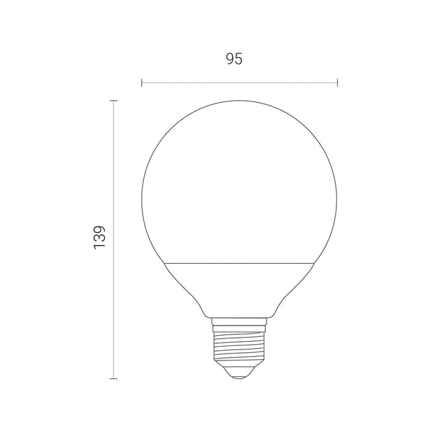 4lite WiZ Connected LED G95 E27 Colour Tuneable Smart Bulb, 2 Pack – view 2