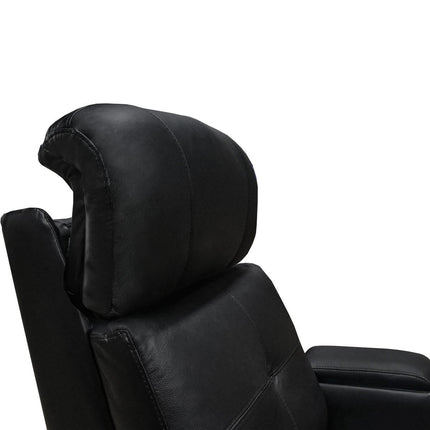 Valencia Verona Row of 4 Black Leather Power Reclining Home Theatre Seating – view 5