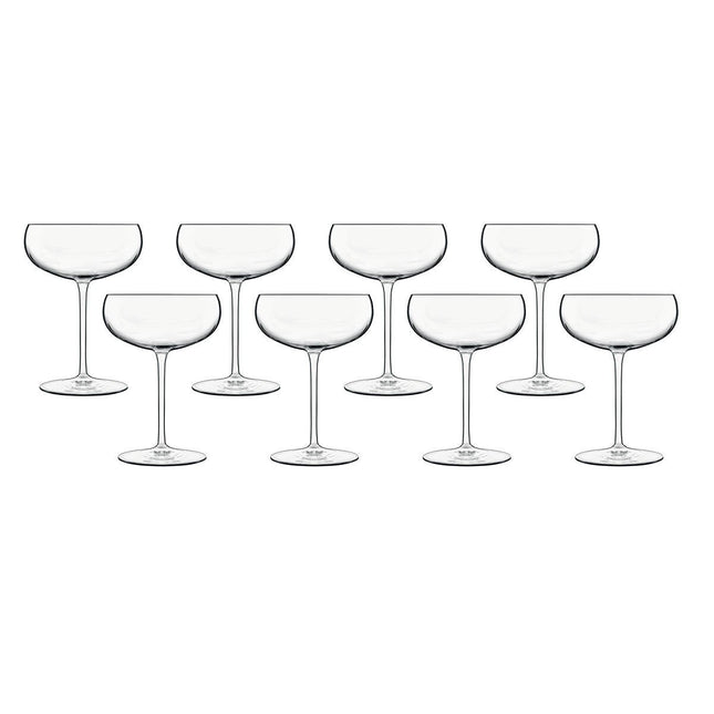 Luigi Bormioli Talismano Crystal Martini Glasses, 300ml, 8 Pack – view 2