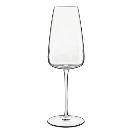 Luigi Bormioli Talismano Crystal Flute Glasses, 400ml, 8 Pack – view 3