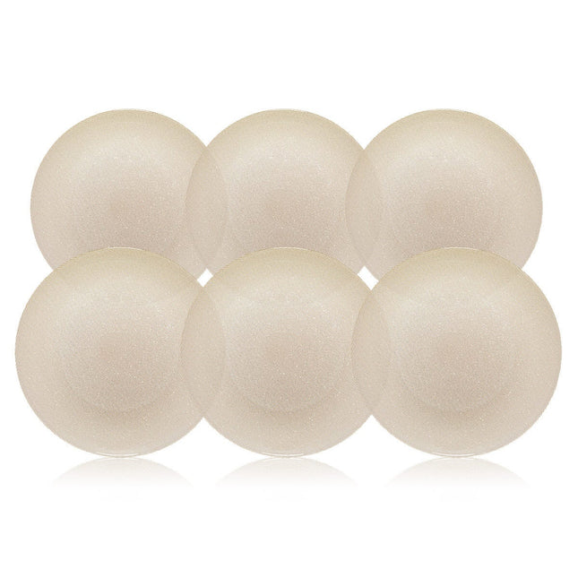 Luigi Bormioli Glass Glitter Charger Plate 6 Pack Assortment