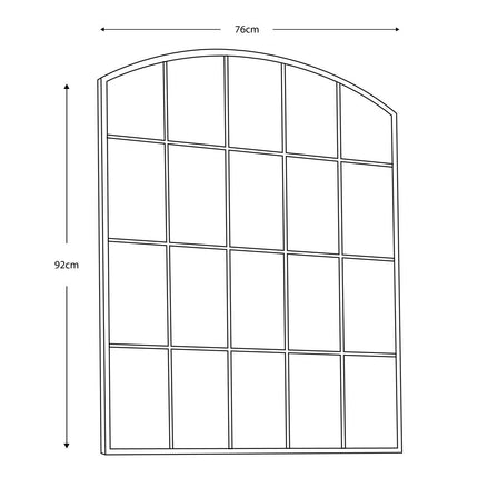 Gallery Rockford Window Mirror, 76 x 92cm – view 2