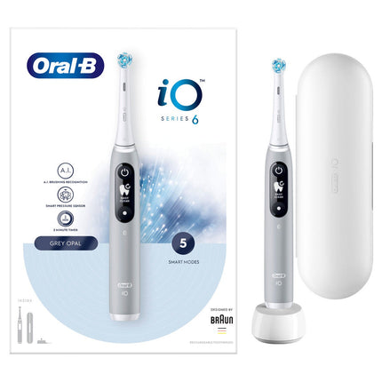 Oral-B iO Series 6 Ultimate Clean Electric Toothbrush, Grey – view 2